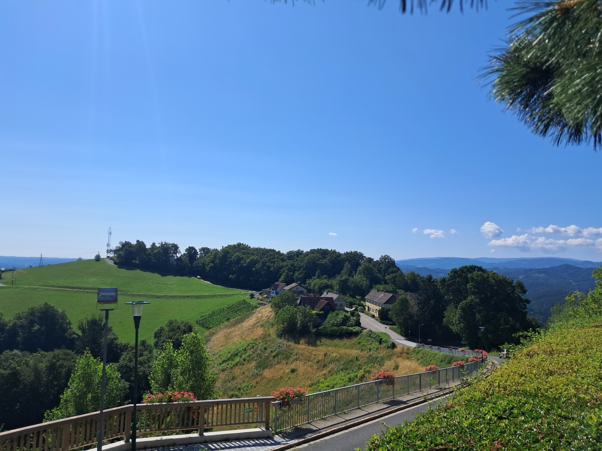 Aussicht über das Dorf