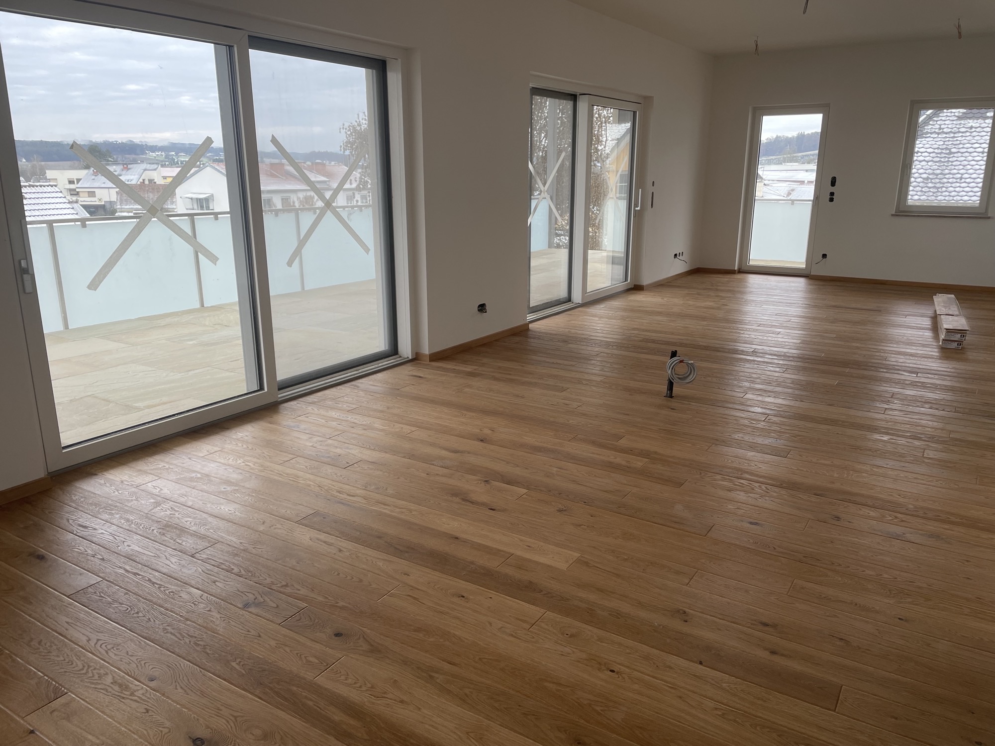 Weitblick aus der Wohnanlage